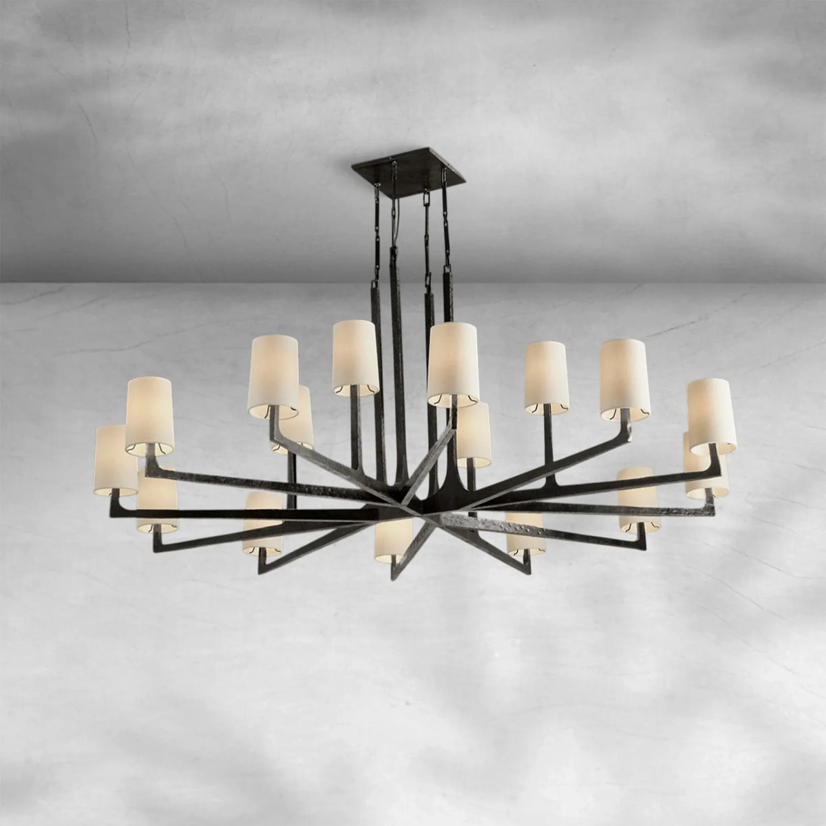 Wryte Round Chandelier 36"D 48"D 60"D - view 4