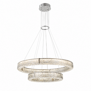 Roccia Stone Crystal Chandelier — product photo
