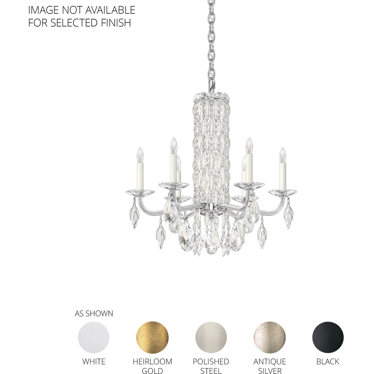 Siena 6-light Crystal Chandelier 24" - view 9