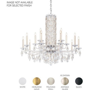 Siena Short Column Crystal Chandelier 41" - view 10