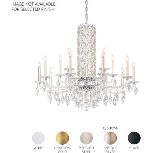 Siena Short Column Crystal Chandelier 41" - view 10