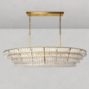 Ghiaccio Oval Chandelier 54''65'' - view 13