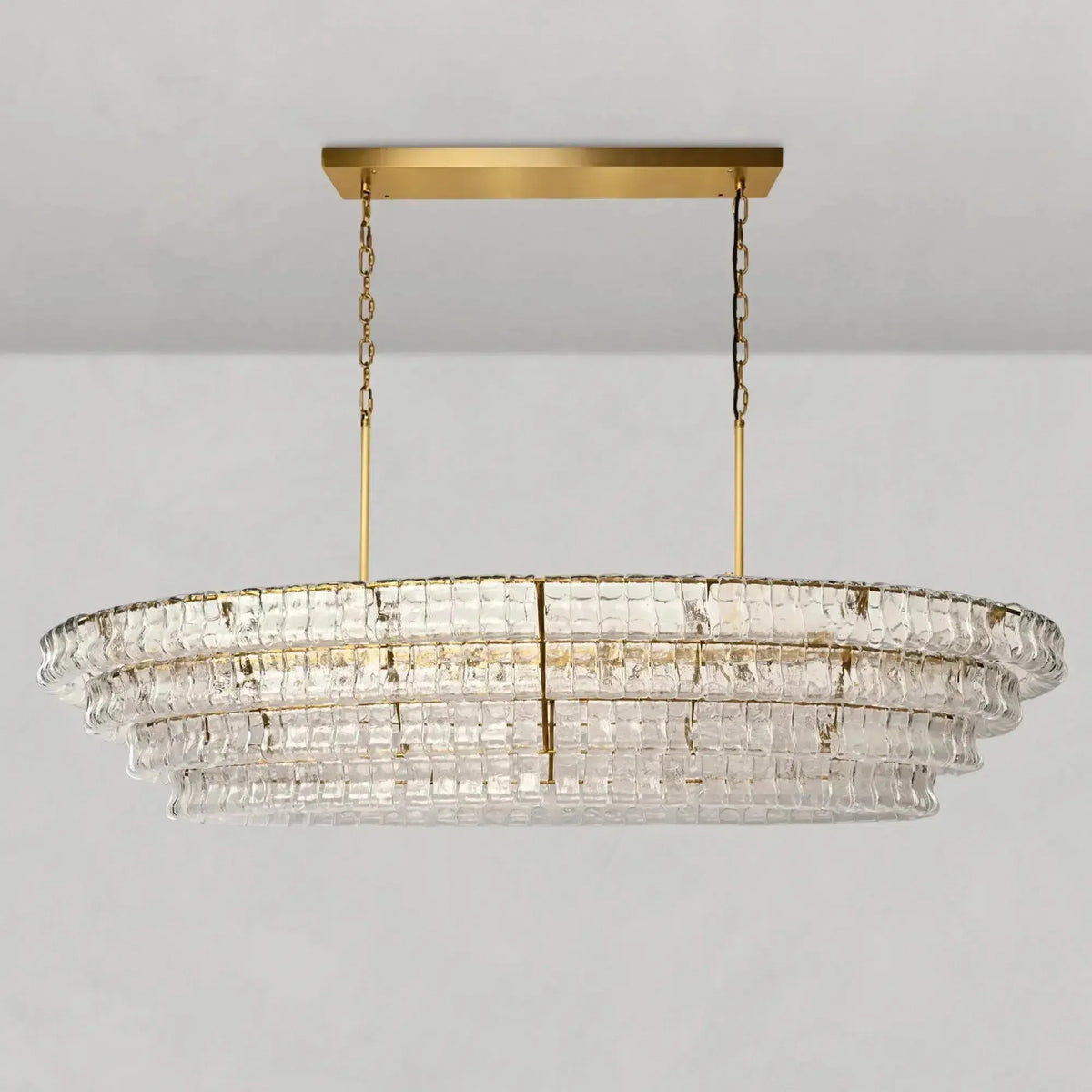 Ghiaccio Oval Chandelier 54''65'' - view 24
