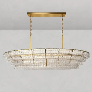 Ghiaccio Oval Chandelier 54''65'' - view 24