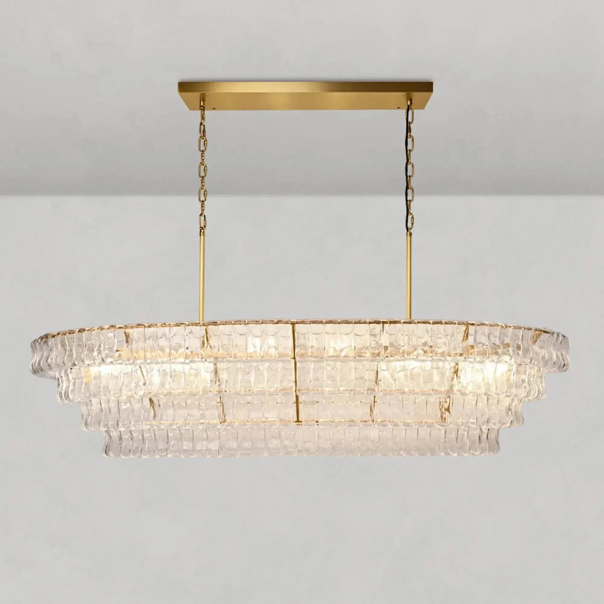 Ghiaccio Oval Chandelier 54''65'' - view 25