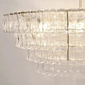 Ghiaccio Oval Chandelier 54''65'' - view 26