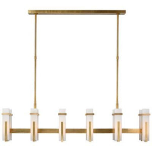 Alabaster Ian K Fowler Malik Large Linear Chandelier - view 2