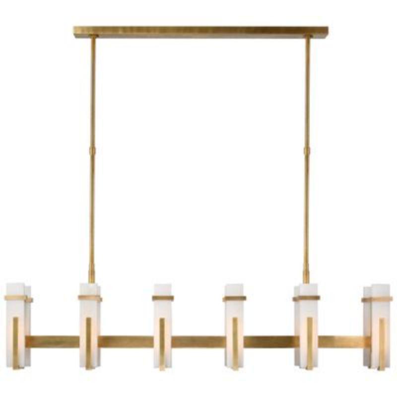 Alabaster Ian K Fowler Malik Large Linear Chandelier - view 2