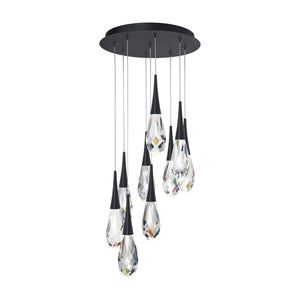 Hibiscus LED Multi Light Pendant Light in Detail.