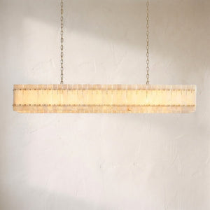 Sienna Marcus Alabaster Linear Chandelier 54''72''