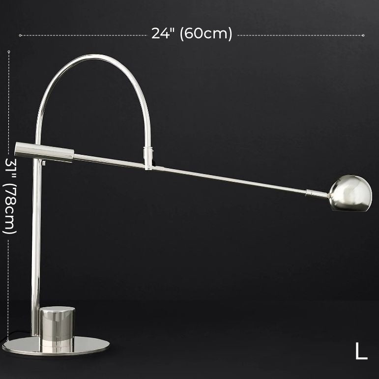 Cole Minimalist Metal Rotatable Table Lamp, Gold Black - view 26