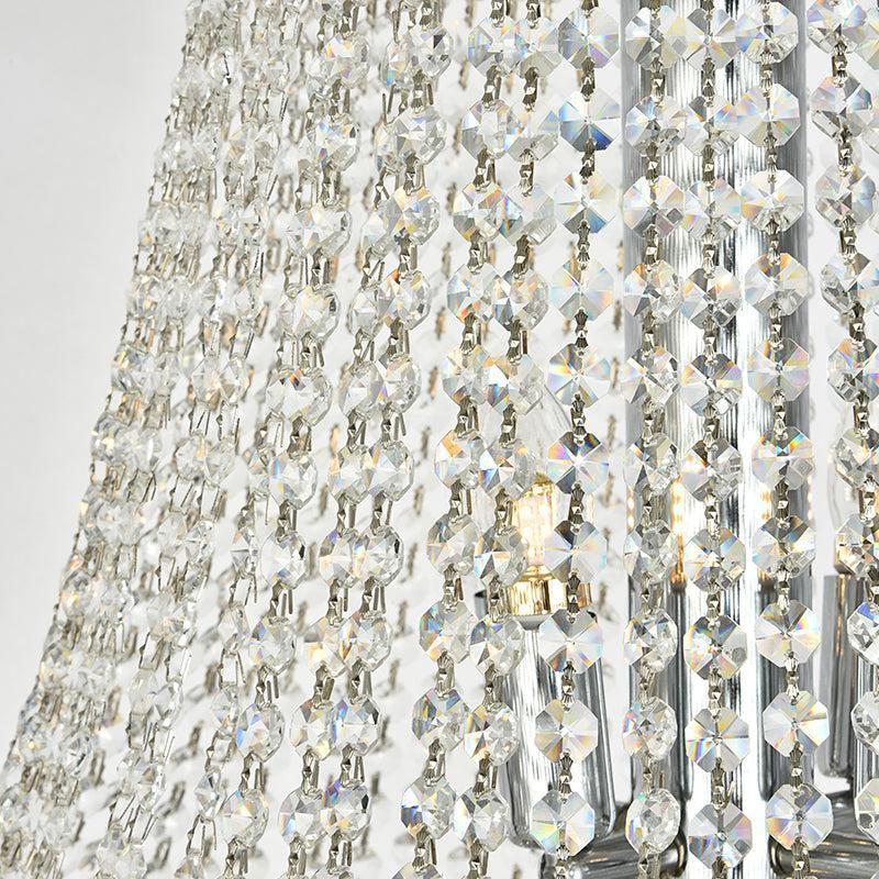 Luxury French Empire Chandelier for Villa Hall Ceiling Three-layers Crystal Light for Hotel Lobby - view 25