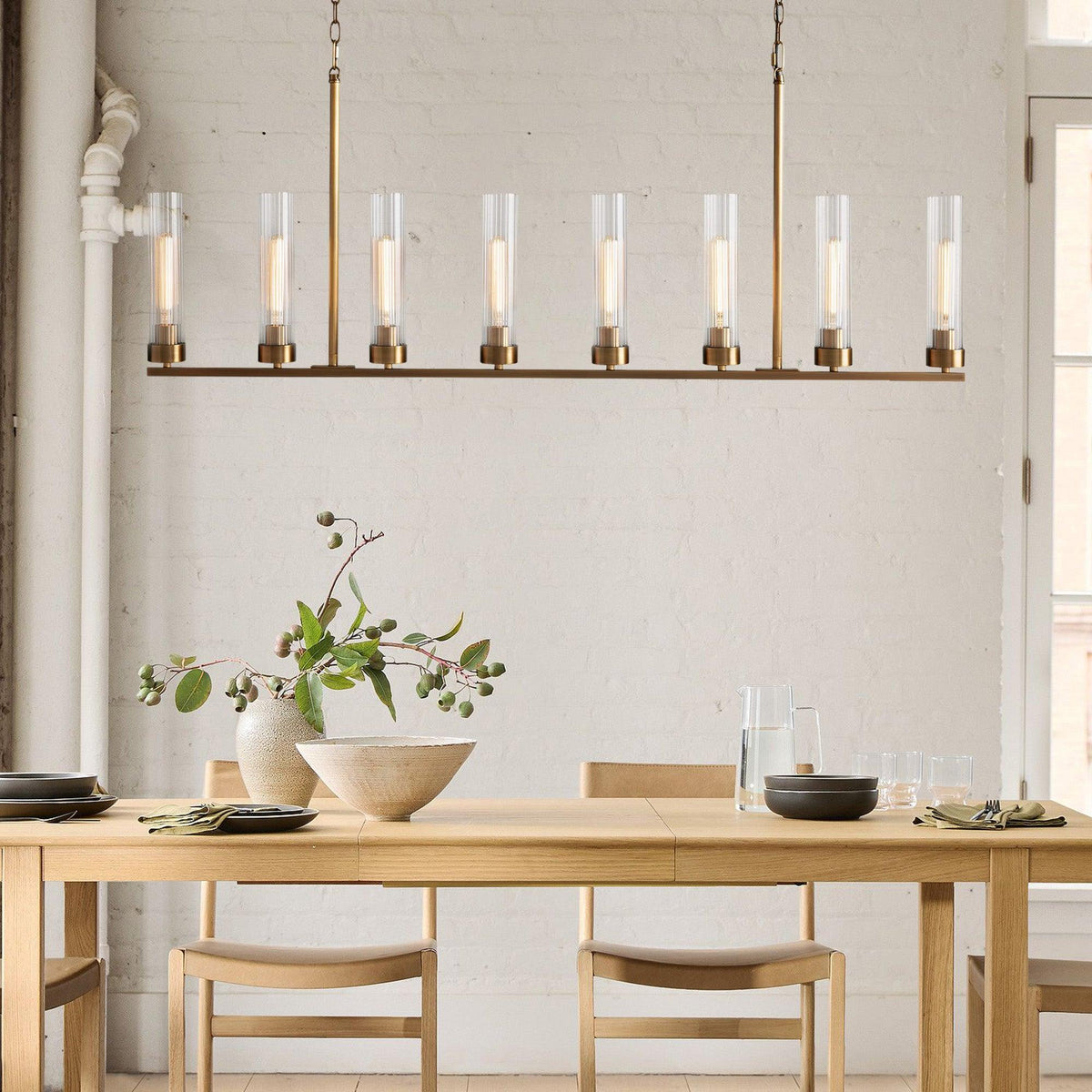 Andreas Linear Chandelier 5/7/8 Light - view 4