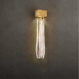 Slade Modern Branch Crystal Wall Sconce For Bedroom - view 4