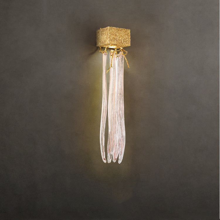 Slade Modern Branch Crystal Wall Sconce For Bedroom - view 4