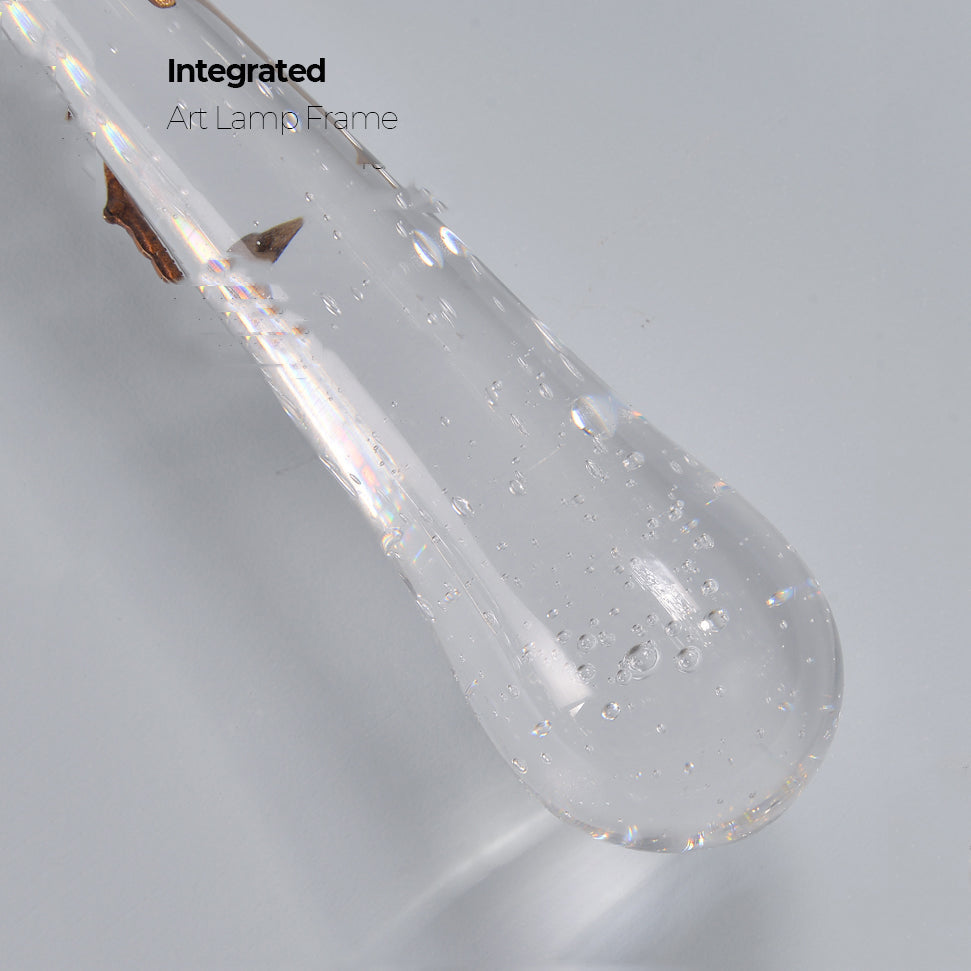 Slade Modern Branch Crystal Wall Sconce For Bedroom - view 8