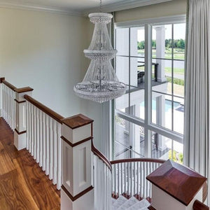 Luxury French Empire Chandelier for Villa Hall Ceiling Three-layers Crystal Light for Hotel Lobby - view 3