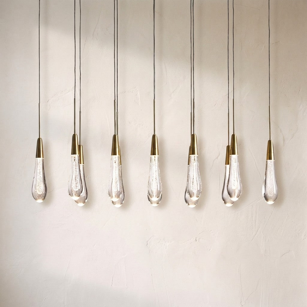 Solitaire Linear Chandelier 37'' 50'' 70'' 87" 120"W