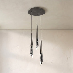 Solitude Round LED Multi Chandelier