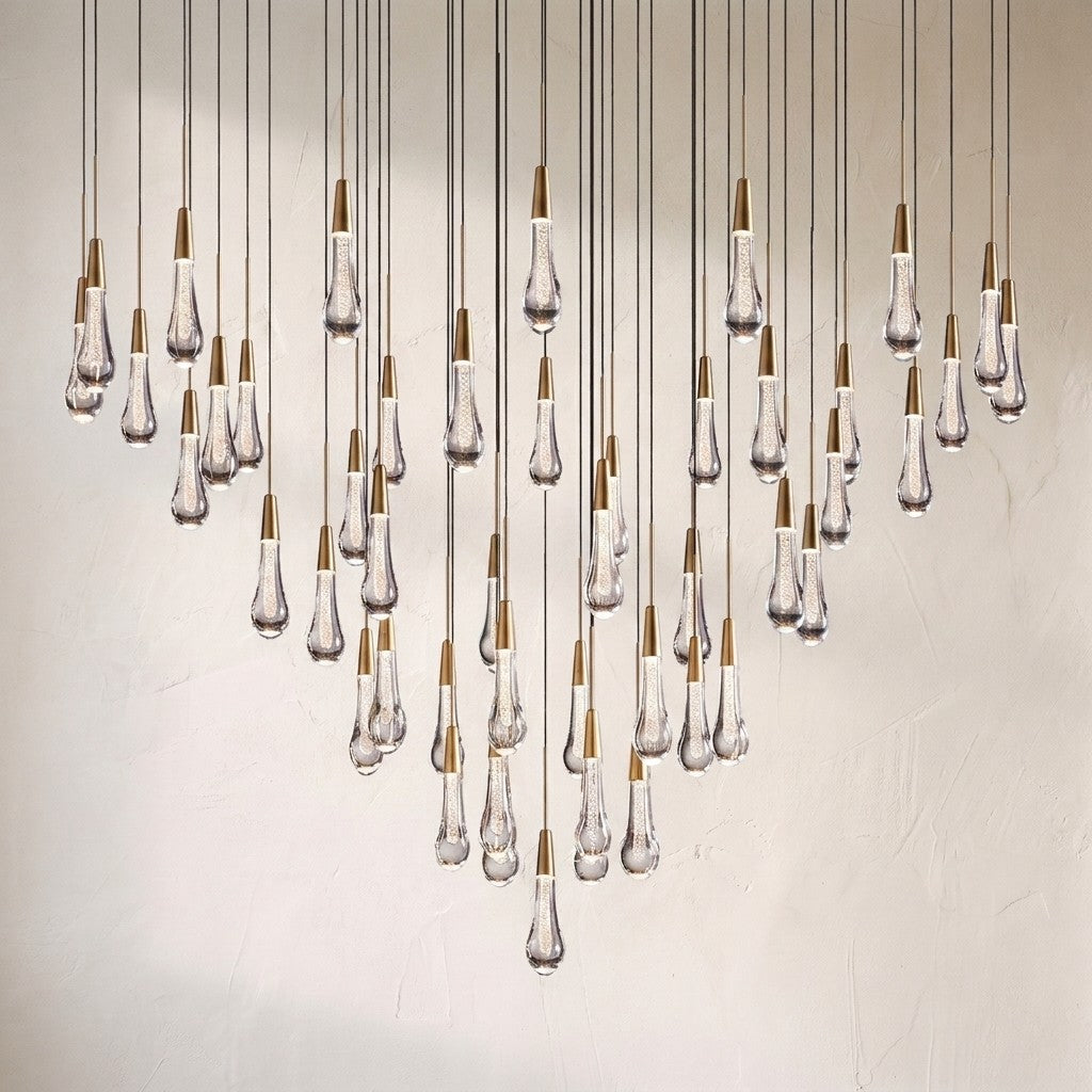 Soltaire Round Chandelier 17" 24" 36“ 48''58“