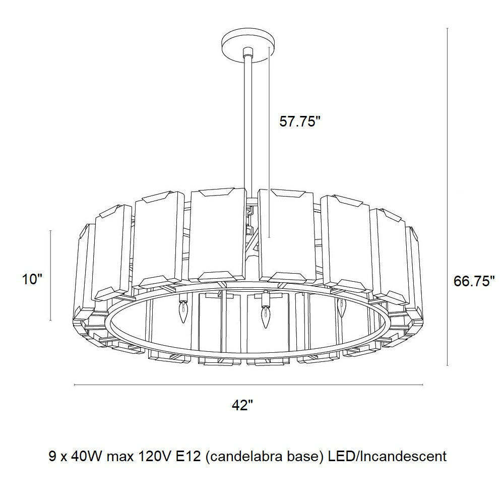 Rovira Alabaster Chandelier - view 5