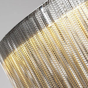 Tammy Aluminum Chain Tassel Round Chandelier for Living Room - view 8