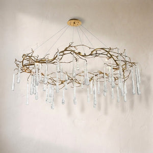 Teardrop Round Chandelier