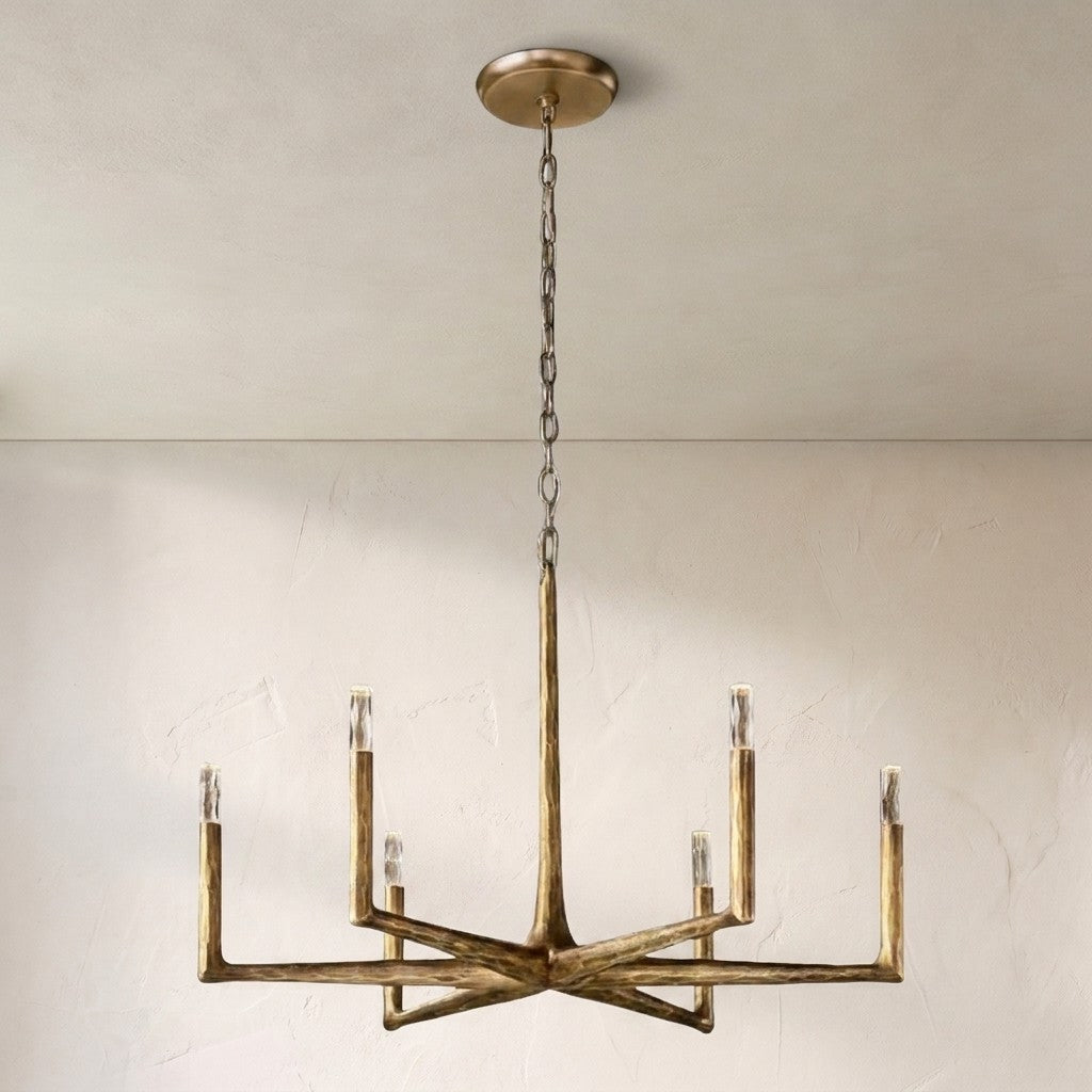 Thalen Forged Round Chandelier 36"48" 60" 72", solid brass