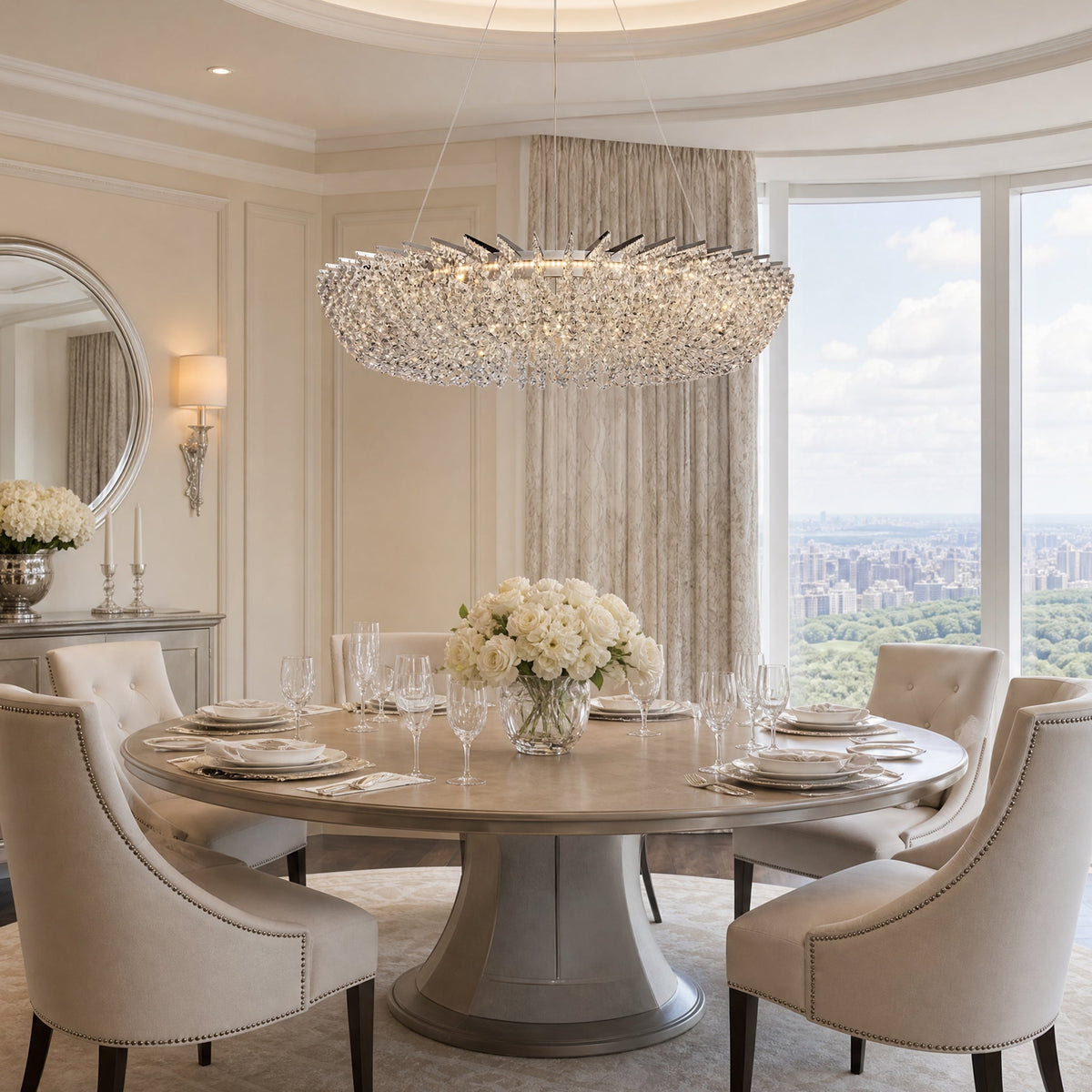 Stella Round Crystal Chandelier - view 23