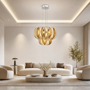 Helena Modern Chrome Chandelier 24" - view 4