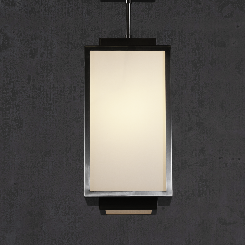 Venus Box Geometric Alabaster Pendant Light - view 3
