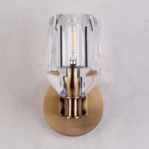 Canson Modern Crystal Bedroom Wall Sconces - view 2