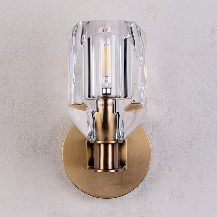 Canson Modern Crystal Bedroom Wall Sconces - view 2