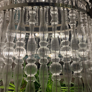 Creative Handmade Glass Cage Chandelier for Living Room/Dining Room/Staircase/Entryway/Foyer - view 6