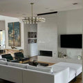 Auraline Crystal Round Chandelier 36", 48"