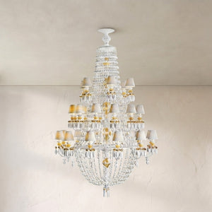 Winter Palace 30-Light Crystal Chandelier, in glossy and gold gloss