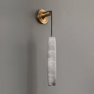 Wrenna Alabaster Flute Wall Lamp, wall sconce - view 17