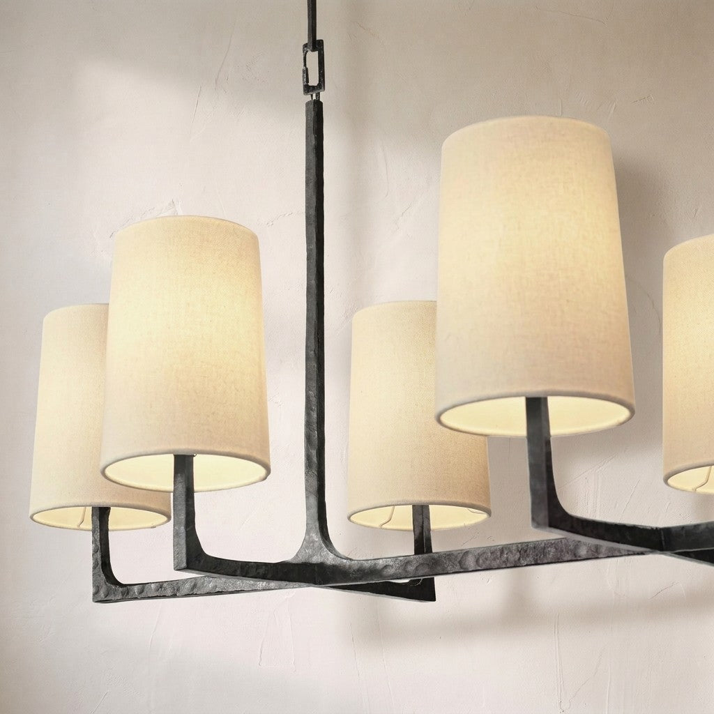 Wright Simplicity Forged Linear Chandelier 54" - view 9
