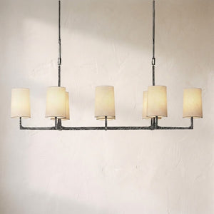 Wright Simplicity Forged Linear Chandelier 54" - view 2