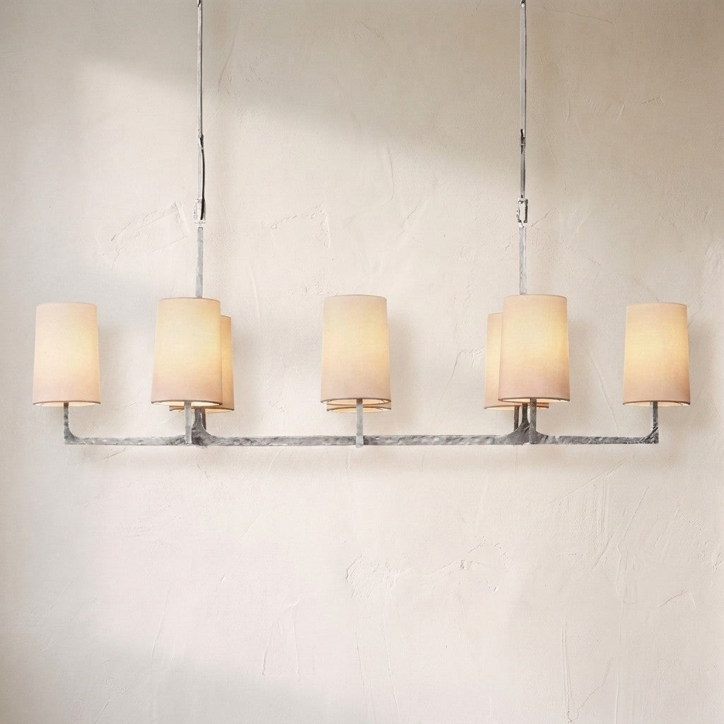 Wright Simplicity Forged Linear Chandelier 54" - view 11