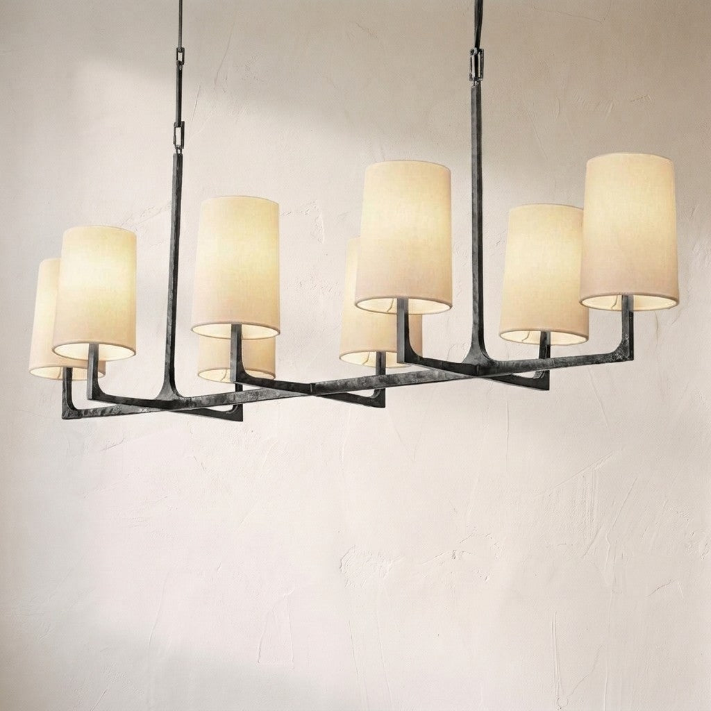 Wright Simplicity Forged Linear Chandelier 54" - view 13