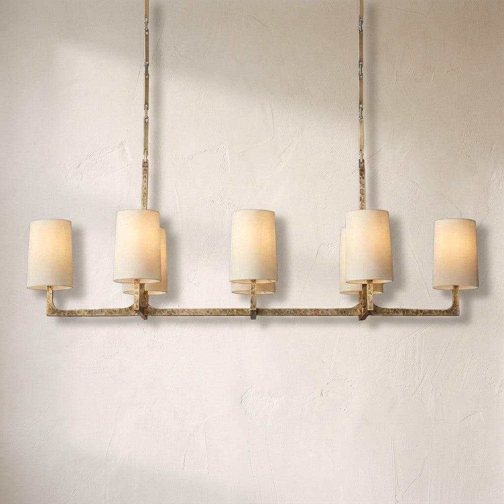 Wright Simplicity Forged Linear Chandelier 54" - view 15
