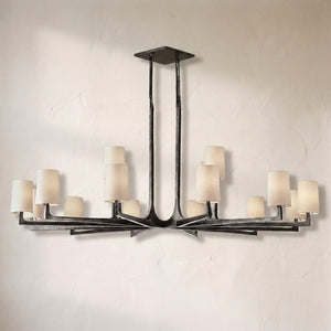 Wright Simplicity Forged Round Chandelier 60" - view 3