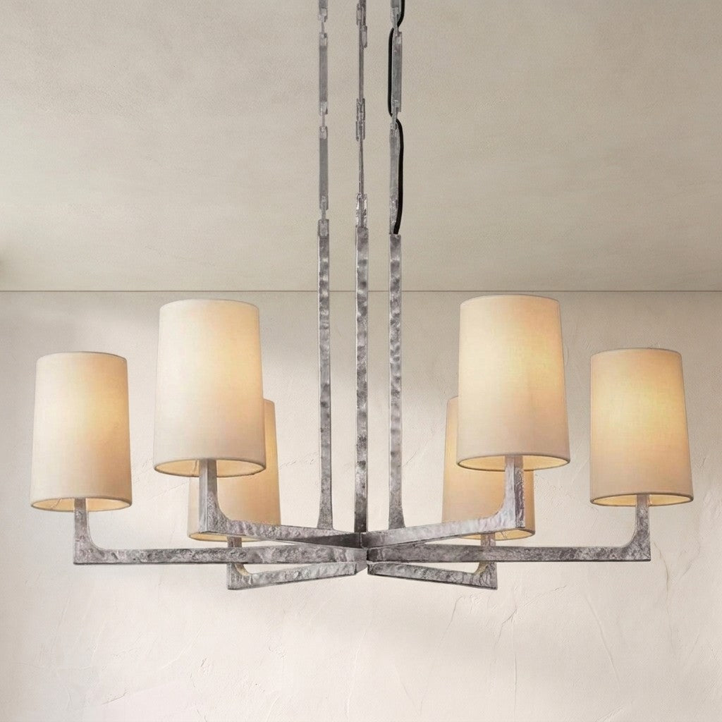 Wright Simplicity Forged Round Chandelier 36" - view 5