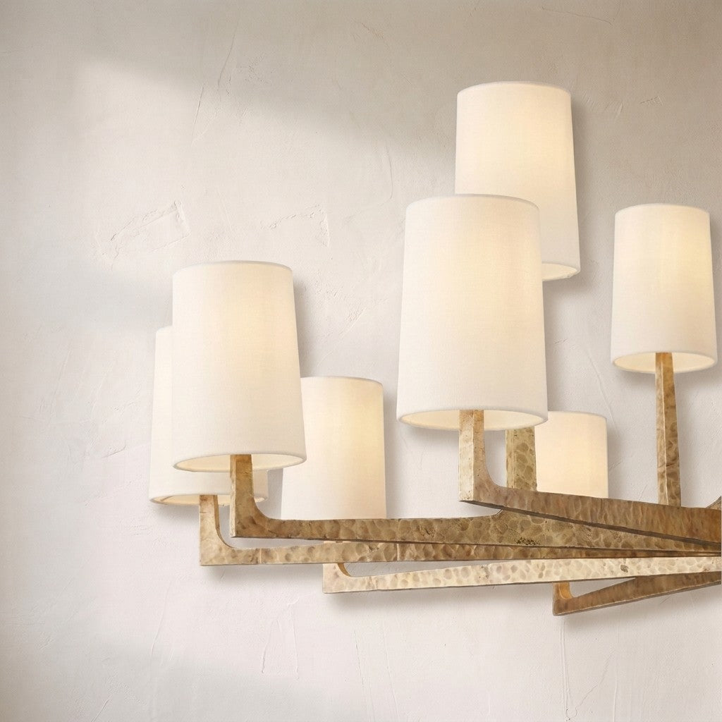 Wright Simplicity Forged Round Chandelier 60" - view 7