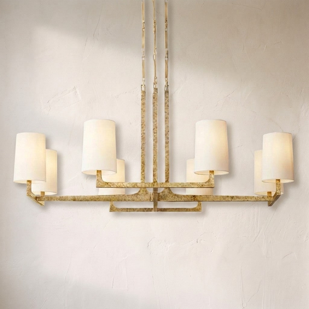 Wright Simplicity Forged Square Chandelier 48"