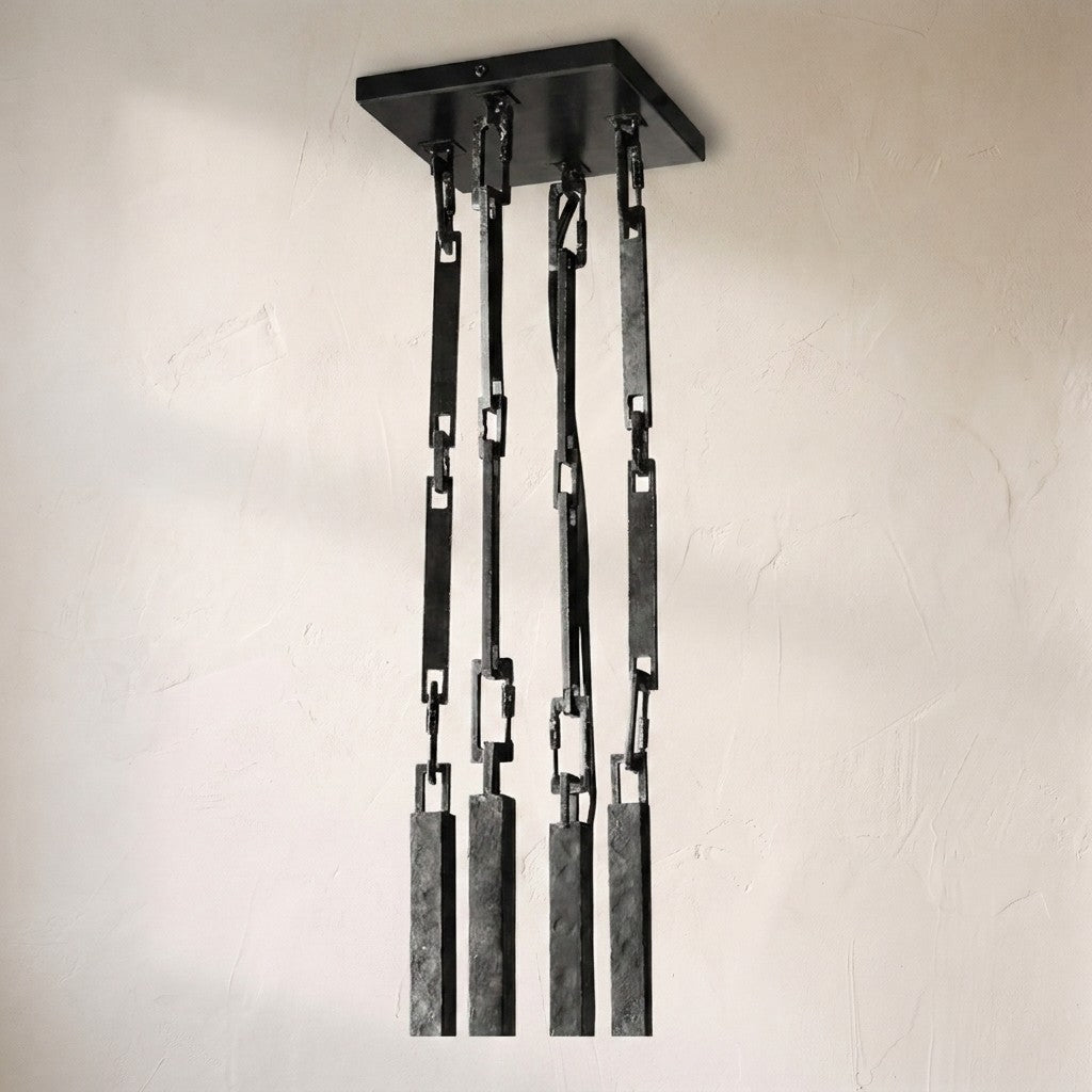 Wright Simplicity Forged Square Chandelier 48" - view 5