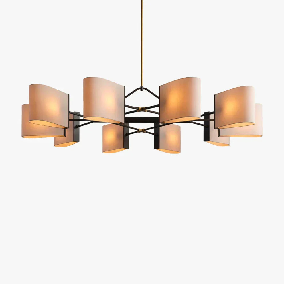 Dessay Linear Chandelier, solid brass - view 6