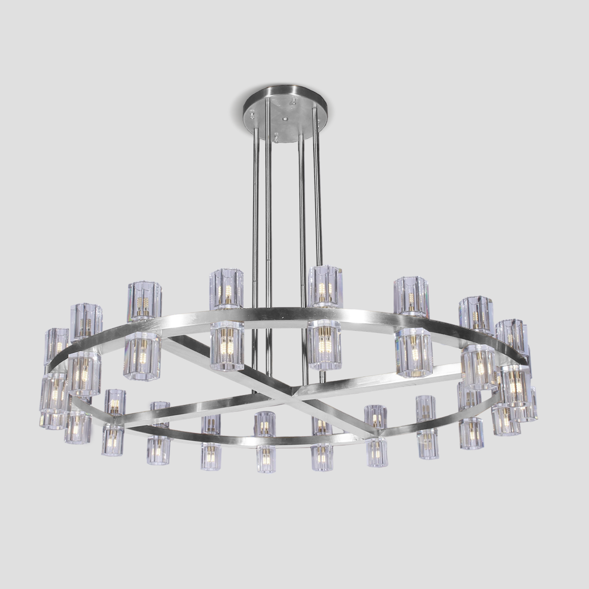 Aurora 1-Tier Round Chandelier 50” - view 3