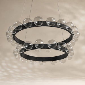 Close-up of electroplated glass